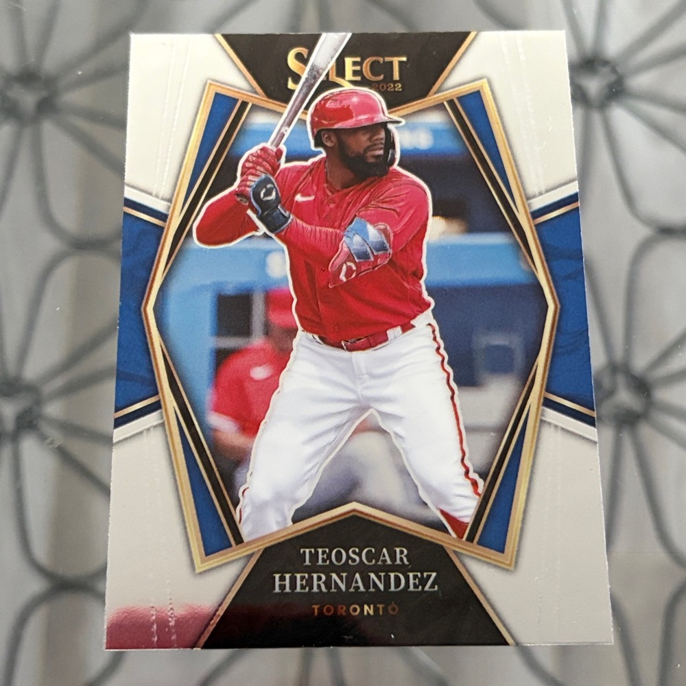 Teoscar Hernandez 2022 Panini Toronto Blue Jays Baseball Card